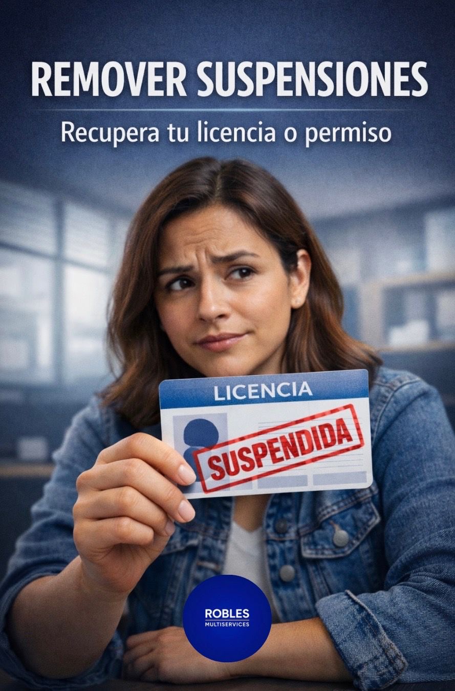 Remover suspensiones de licencia